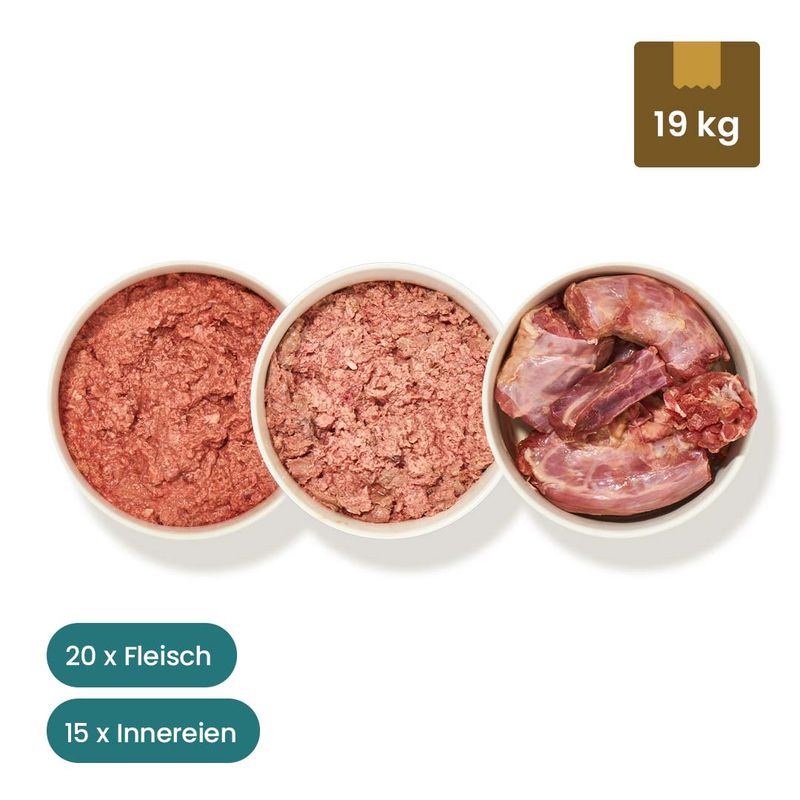 Haustierkost Schlemmer Paket Hund Frostfutter