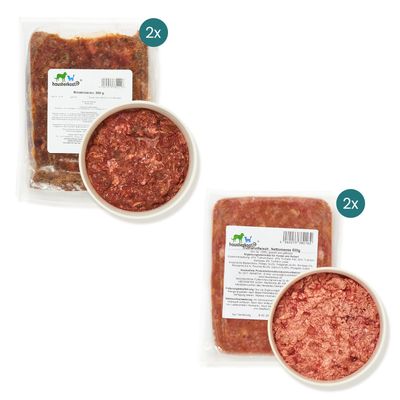 Haustierkost Hund Senior Frostfutter Menü