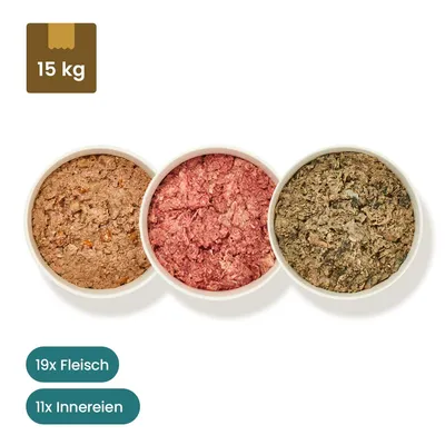 Haustierkost Hund Senior Frostfutter Menü Haustierkost Hund Senior Frostfutter Menü