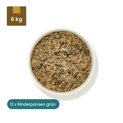 Haustierkost Rinderpansen grün Frostfutter Haustierkost Rinderpansen grün Frostfutter