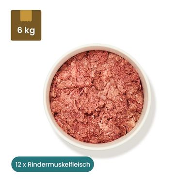 Haustierkost Rindermuskelfleisch Frostfutter