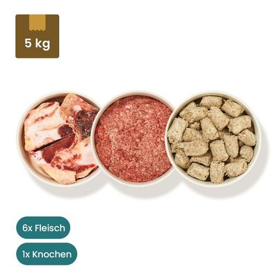 Haustierkost Probierpaket Finnland BARF Frostfutter