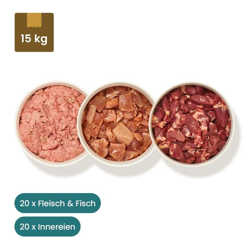 Haustierkost Katze Adult Frostfutter Menü