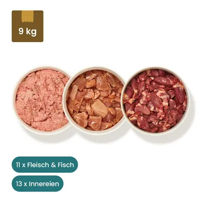 Haustierkost Katze Adult Frostfutter Menü