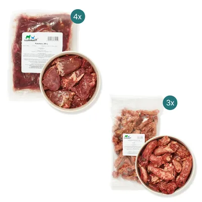 Haustierkost Geflügel Paket Katze Frostfutter