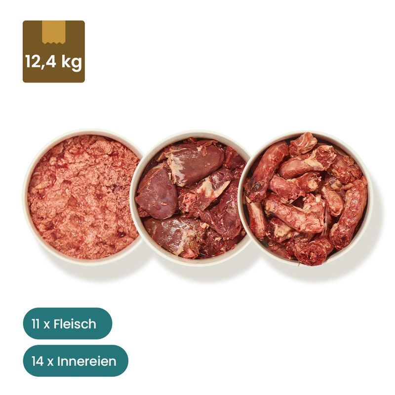 Haustierkost Geflügel Paket Katze Frostfutter