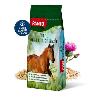 PANTO Zucht- & Fohlenmüsli – Für Zuchtstuten, Jungpferde & Fohlen