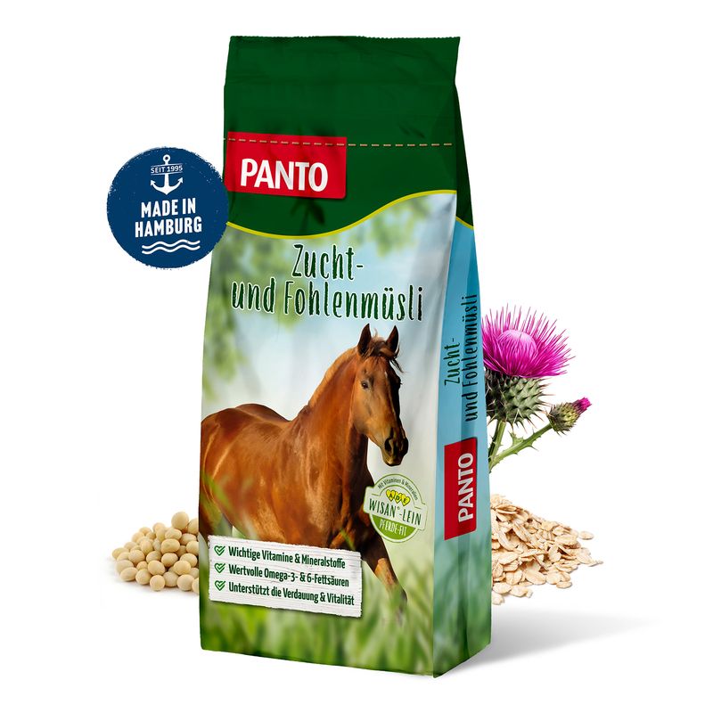 PANTO Zucht- & Fohlenmüsli – Für Zuchtstuten, Jungpferde & Fohlen