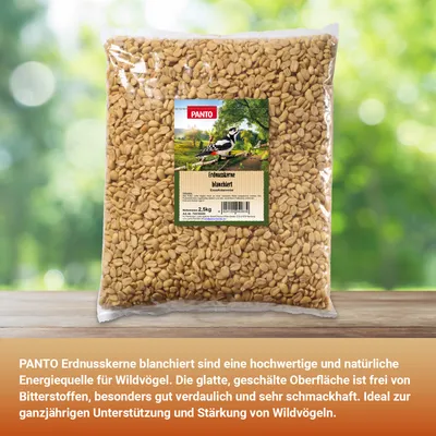 PANTO Erdnusskerne blanchiert für Wildvögel PANTO Erdnusskerne blanchiert für Wildvögel