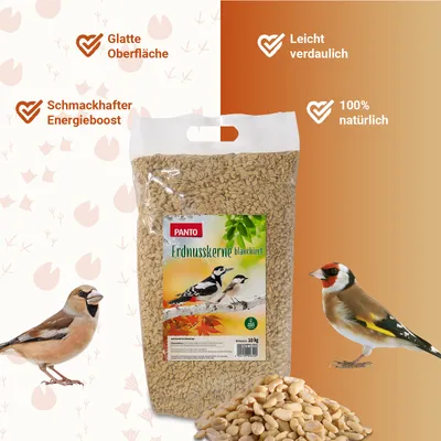PANTO Erdnusskerne blanchiert für Wildvögel PANTO Erdnusskerne blanchiert für Wildvögel