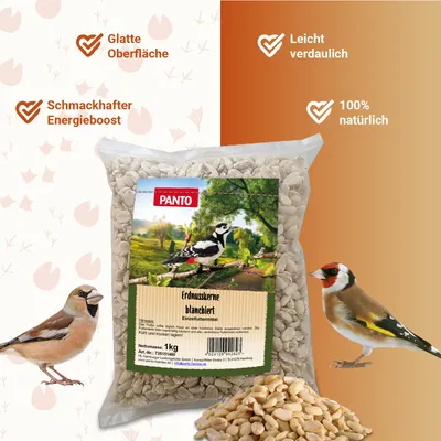 PANTO Erdnusskerne blanchiert für Wildvögel