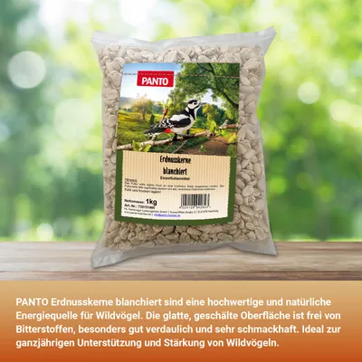 PANTO Erdnusskerne blanchiert für Wildvögel
