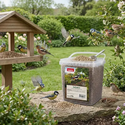 PANTO Hanfsamen - Wildvogelfutter für Gartenvögel, Natürliche Proteinquelle