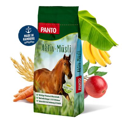 PANTO Aktiv-Müsli – struktur- & energiereiches Pferdefutter