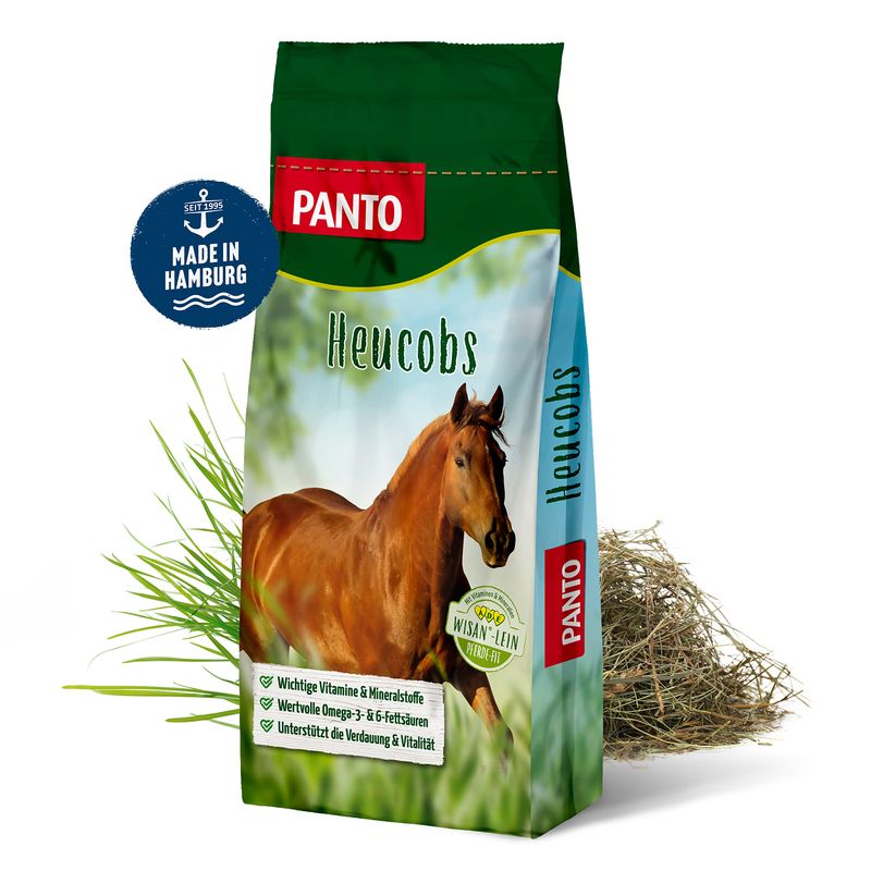 PANTO Heucobs – Pferdefutter 100 % Wiesenheu in gepresster Form