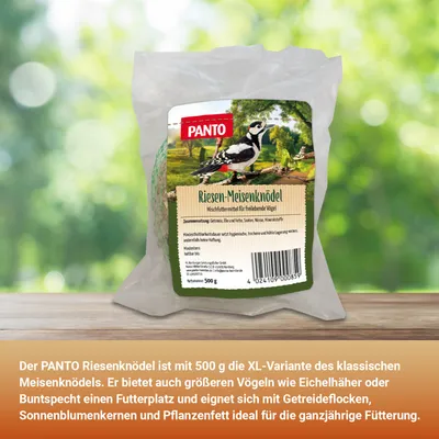 PANTO Riesen-Meisenknödel - energiereiches Fettfutter für Wildvögel