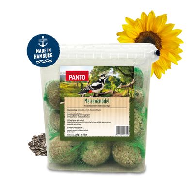 PANTO Meisenknödel mit Netz – Fettfutter für Wildvögel