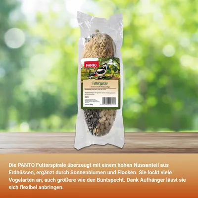 PANTO Futterspirale – mit Erdnüssen & Sonnenblumen