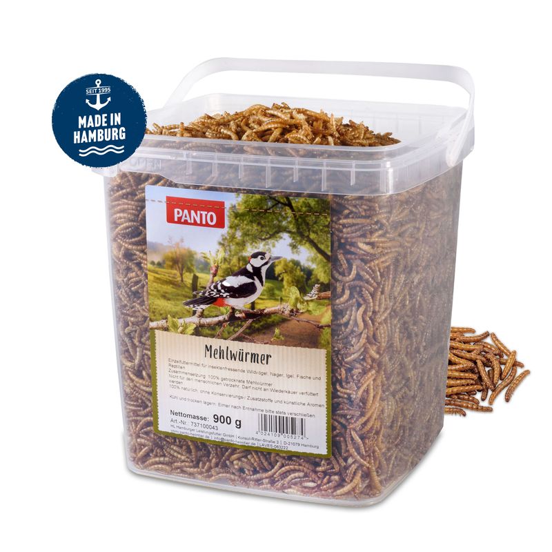 PANTO Mehlwürmer - Proteinreicher getrockneter Snack