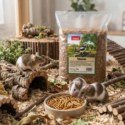PANTO Mehlwürmer - Proteinreicher getrockneter Snack