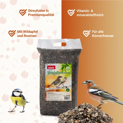 PANTO Premium Streufutter mit Wildapfel - Wildvogelfutter