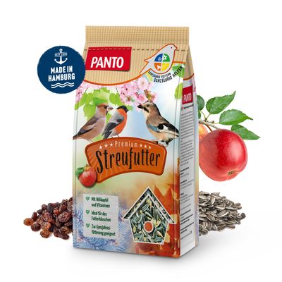 PANTO Premium Streufutter mit Wildapfel - Wildvogelfutter