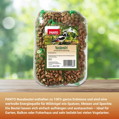 PANTO Nussbeutel – Energiespender aus 100 % Erdnüssen (5er-Pack)