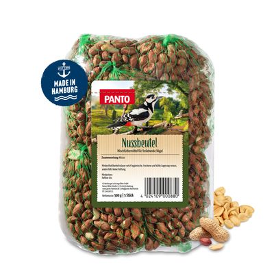 PANTO Nussbeutel – Energiespender aus 100 % Erdnüssen (5er-Pack)