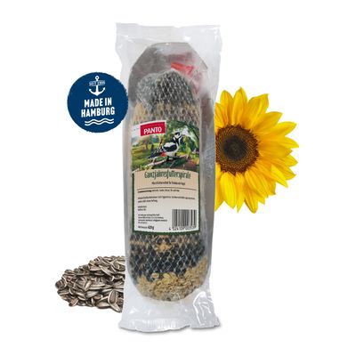 PANTO Ganzjahresfutterspirale – Wildvogelfutter mit Sonnenblumenkernen