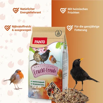 PANTO Fruchtfreude Wildvogelfutter Mischung