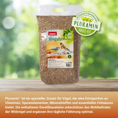PANTO Premium Streufutter schalenlos – Saaten & Nüsse für Wildvögel