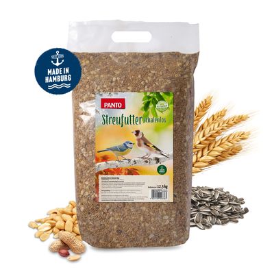 PANTO Premium Streufutter schalenlos – Saaten & Nüsse für Wildvögel