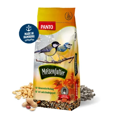 PANTO Meisenfutter - Wildvogelfutter mit Erdnüssen und Sonnenblumenkernen