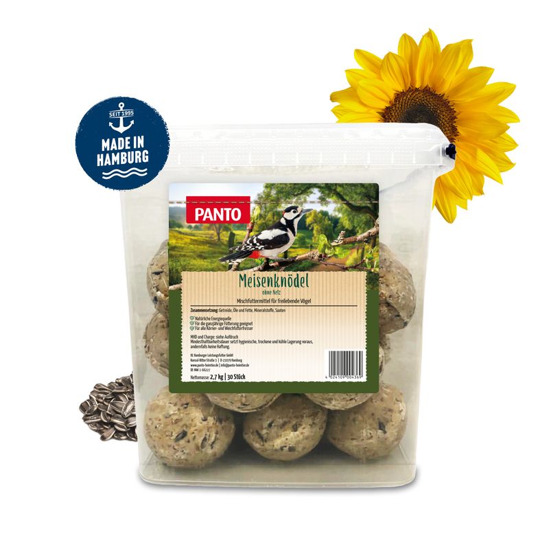 PANTO Meisenknödel ohne Netz & Tablett – für Wildvögel