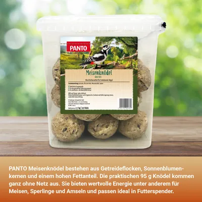 PANTO Meisenknödel ohne Netz & Tablett – für Wildvögel