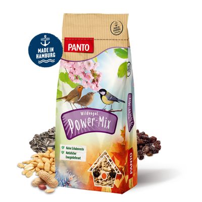 PANTO Wildvogel-Power-Mix - Wildvogelfutter, Streufutter