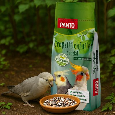 PANTO Großsittichfutter Spezial - ohne Sonnenblumenkerne mit Hirse