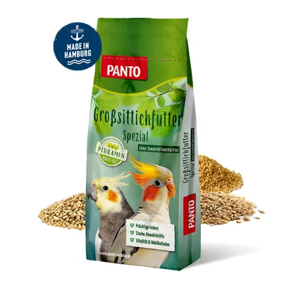 PANTO Großsittichfutter Spezial - ohne Sonnenblumenkerne mit Hirse