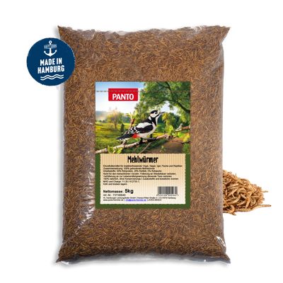PANTO Mehlwürmer - Proteinreicher getrockneter Snack