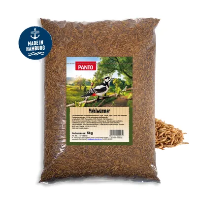 PANTO Mehlwürmer - Proteinreicher getrockneter Snack