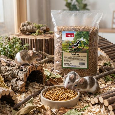 PANTO Mehlwürmer - Proteinreicher getrockneter Snack