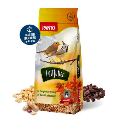 PANTO Fettfutter - Wildvogelfutter mit Sonnenblumenkernen & Erdnüssen
