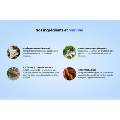 Jagger & Lewis Complément anti-stress & calme bio chien