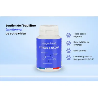 Jagger & Lewis Complément anti-stress & calme bio chien