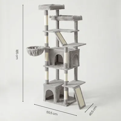 FEANDREA Grand Arbre à Chat, Griffoir Robuste pour Multi-Chats FEANDREA Grand Arbre à Chat, Griffoir Robuste pour Multi-Chats