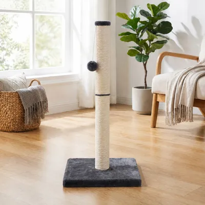 FEANDREA Arbre à Chat, Griffoir pour Chat en Sisal Naturel