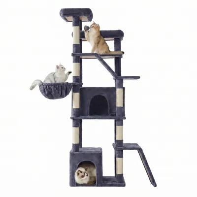 FEANDREA Grand Arbre à Chat, Griffoir Robuste pour Multi-Chats FEANDREA Grand Arbre à Chat, Griffoir Robuste pour Multi-Chats