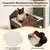 GIANTEX Arbre à Chat XXL 120 cm,3 Plat,Sisal,Coussin Lavable,2 Balles