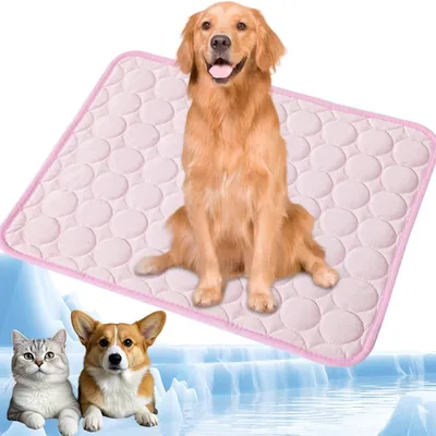 HausPets Kühlmatte Hund Katze S Rosa, Selbstkühlend
