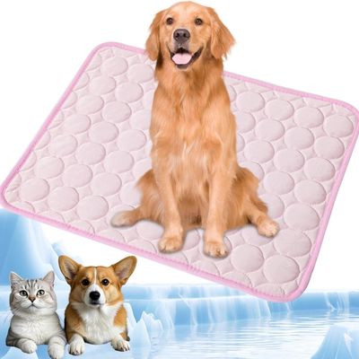 HausPets Kühlmatte Hund Katze S Rosa, Selbstkühlend